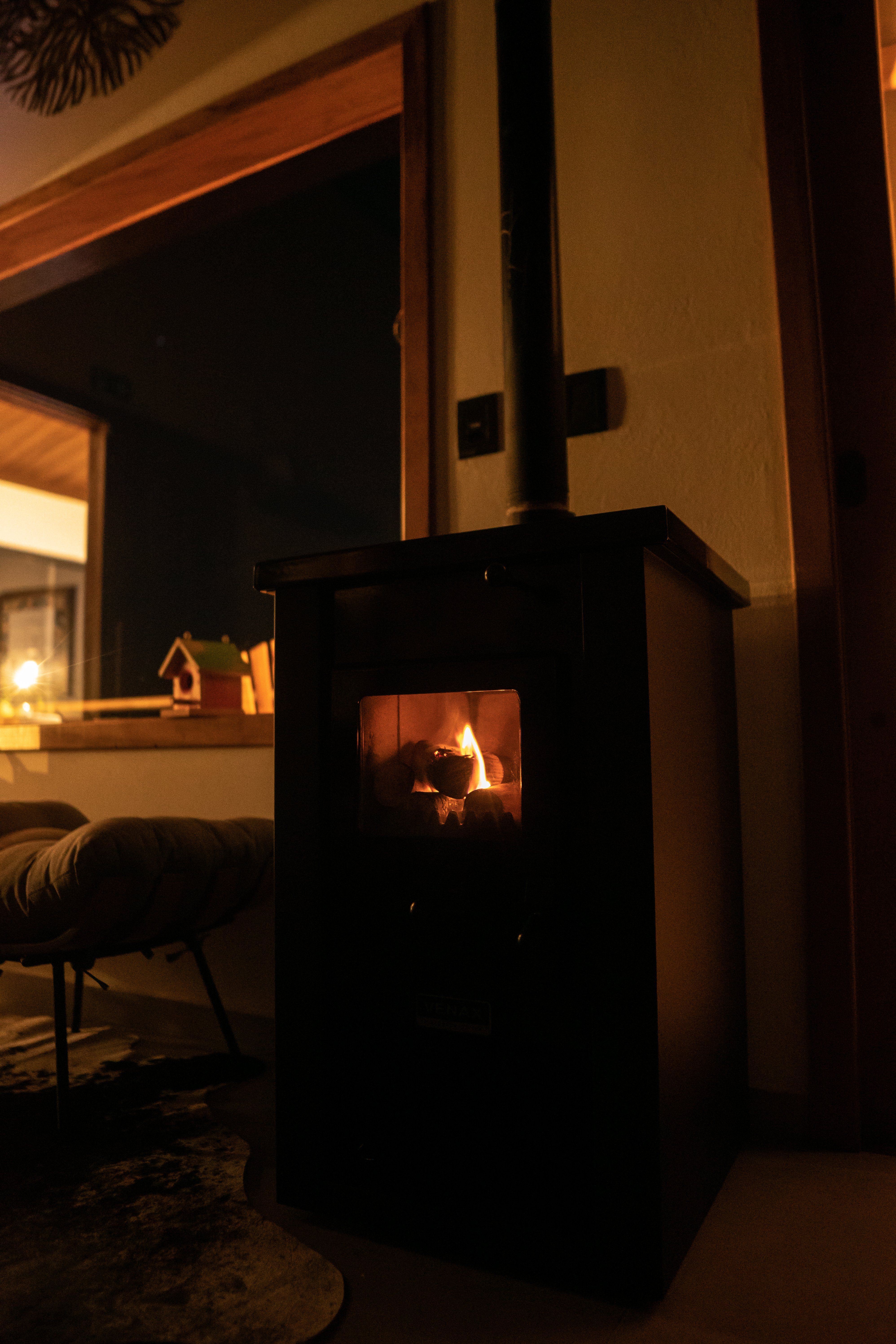 Foto da comodidade: Lareira para noites aconchegantes